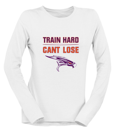 Eastlake Falcons Train Hard, Can't Lose Women's Premium LS T-Shirt
