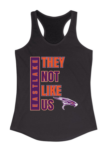 Eastlake Falcons They Not Like Us #1 Women's Tank Top