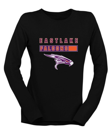 Eastlake Falcons Mascot #7 Women's Premium LS T-Shirt