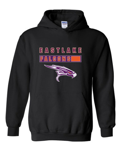 Eastlake Falcons Mascot #7 Men's Hoodie