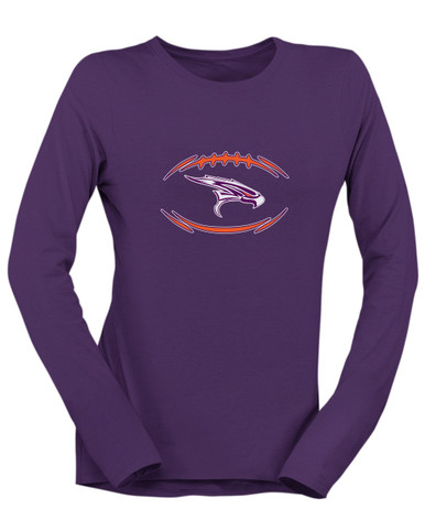 Eastlake Falcons Football #3 Women's LS T-Shirt
