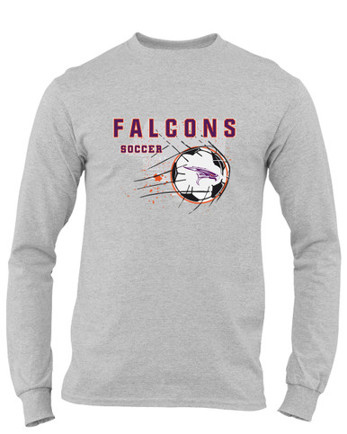Eastlake Falcons Soccer #2 Men's LS T-Shirt