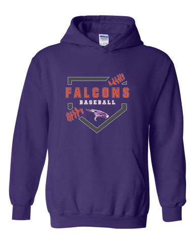 Eastlake Falcons Baseball #2 Men's Hoodie