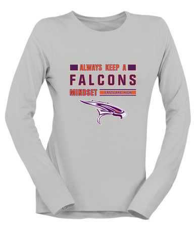 Eastlake Falcons Mindset Women's Premium LS T-Shirt