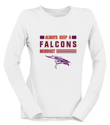 Eastlake Falcons Mindset Women's LS T-Shirt