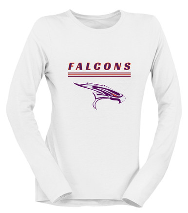 Eastlake Falcons Mascot #8 Women's Premium LS T-Shirt