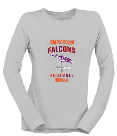 Eastlake Falcons Football #6 Women's LS T-Shirt