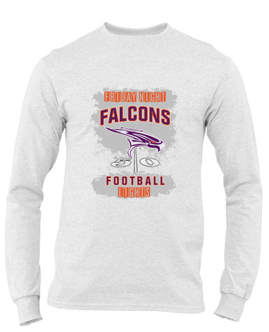 Eastlake Falcons Football #6 Men's LS T-Shirt