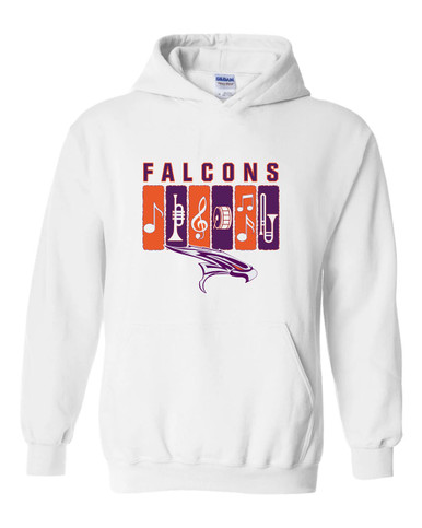 Eastlake Falcons Band # 2 Men's Hoodie