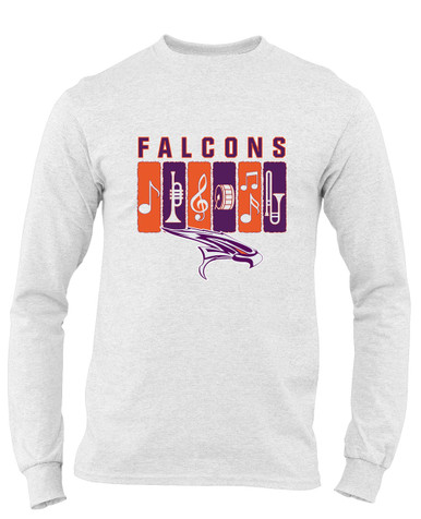 Eastlake Falcons Band # 2 Men's Premium LS T-Shirt