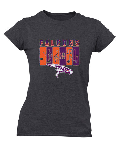 Eastlake Falcons Band # 2 Women's SS T-Shirt