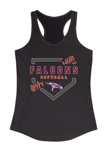 Eastlake Falcons Softball #2 Women's Tank Top