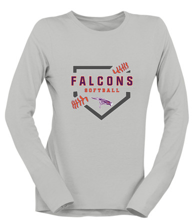Eastlake Falcons Softball #2 Women's Premium LS T-Shirt