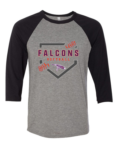 Eastlake Falcons Softball #2 Women's Baseball T-Shirt