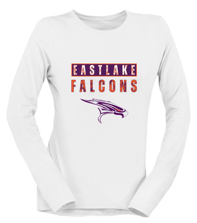Eastlake Falcons Mascot #9 Women's Premium LS T-Shirt