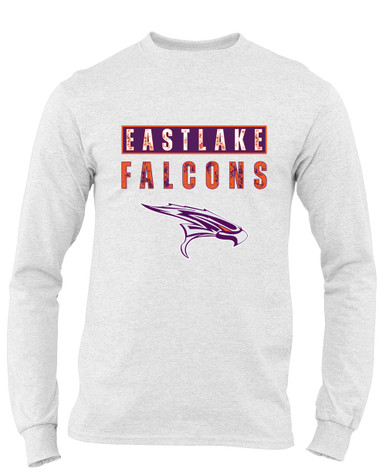 Eastlake Falcons Mascot #9 Men's LS T-Shirt