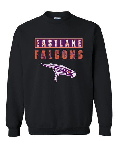 Eastlake Falcons Mascot #9 Men's Sweatshirt