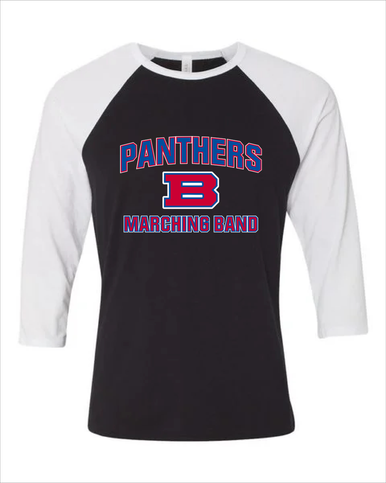 Bartlett Panthers Marching Band Men's Baseball T-Shirt