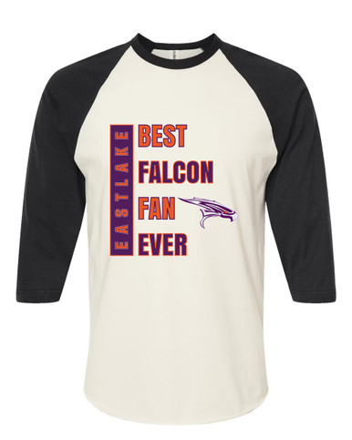 Eastlake Falcons Best Falcon Fan Men's Baseball T-Shirt
