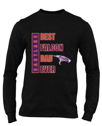 Eastlake Falcons Best Falcon Dad Men's Premium LS T-Shirt