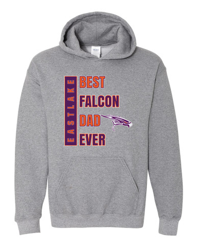 Eastlake Falcons Best Falcon Dad Men's Hoodie