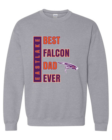 Eastlake Falcons Best Falcon Dad Men's Sweatshirt