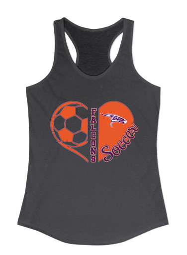 Eastlake Falcons Heart Soccer Women's Tank Top