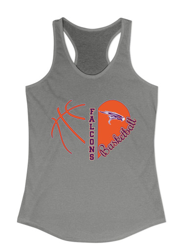 Eastlake Falcons Heart Basketball Women's Tank Top
