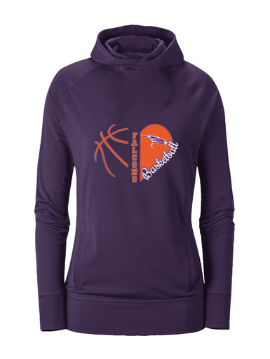 Eastlake Falcons Heart Basketball Women's Hoodie