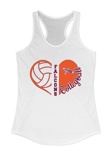Eastlake Falcons Heart Volleyball Women's Tank Top