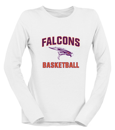 Eastlake Falcons Basketball #1 Women's LS T-Shirt