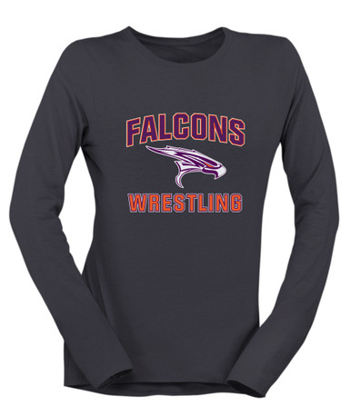 Eastlake Falcons Wrestling Women's Premium LS T-Shirt