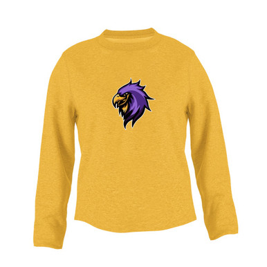 Monroe Falcons Sideview Mascot #1 Women's Sweatshirt