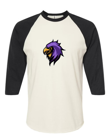 Monroe Falcons Sideview Mascot #1 Men's Baseball T-Shirt