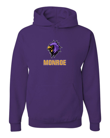 Monroe Falcons Sideview Mascot #2 Men's Premium Hoodie