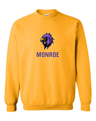 Monroe Falcons Sideview Mascot #2 Men's Sweatshirt