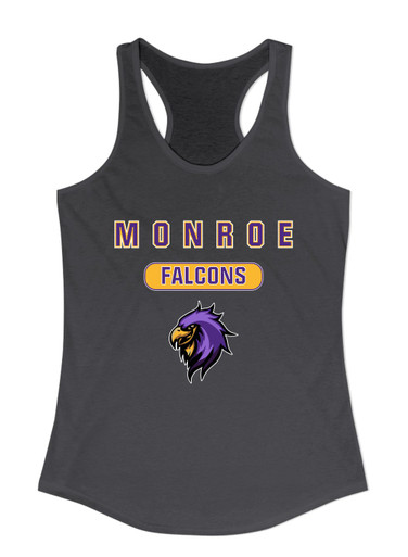 Monroe Falcons Sideview Mascot #3 Women's Tank Top