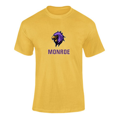 Monroe Falcons Sideview Mascot #2 Men's SS T-Shirt