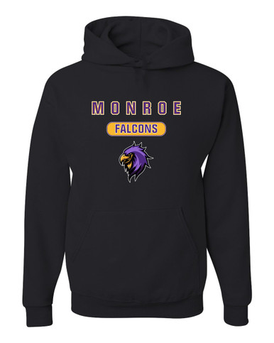 Monroe Falcons Sideview Mascot #3 Men's Premium Hoodie