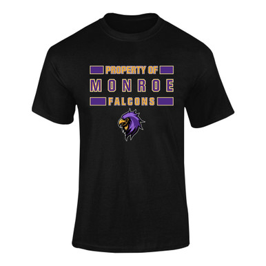 Monroe Falcons Sideview Property Of Men's Premium SS T-Shirt