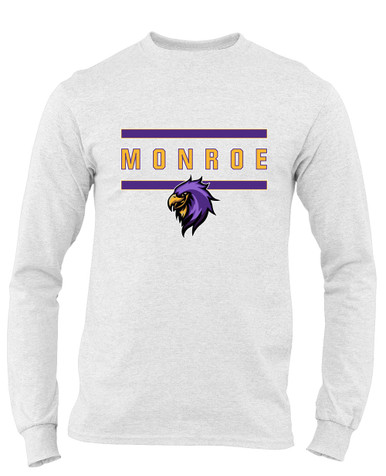 Monroe Falcons Sideview Mascot #4 Men's Premium LS T-Shirt