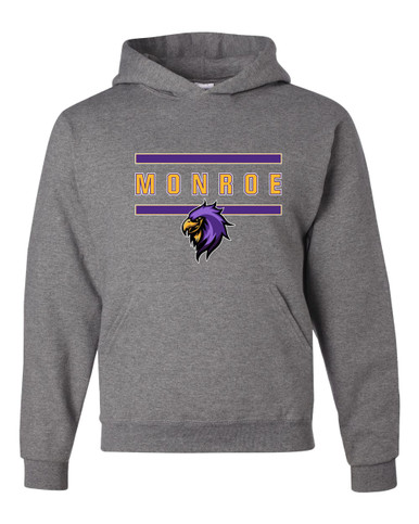 Monroe Falcons Sideview Mascot #4 Men's Premium Hoodie