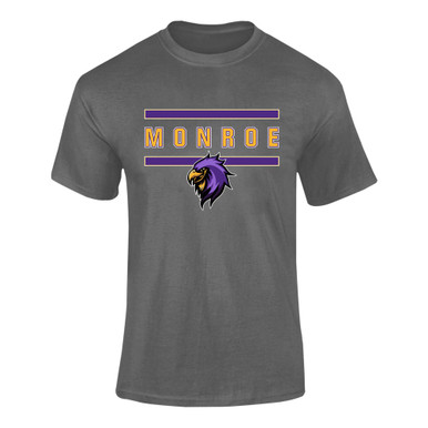 Monroe Falcons Sideview Mascot #4 Men's Premium SS T-Shirt