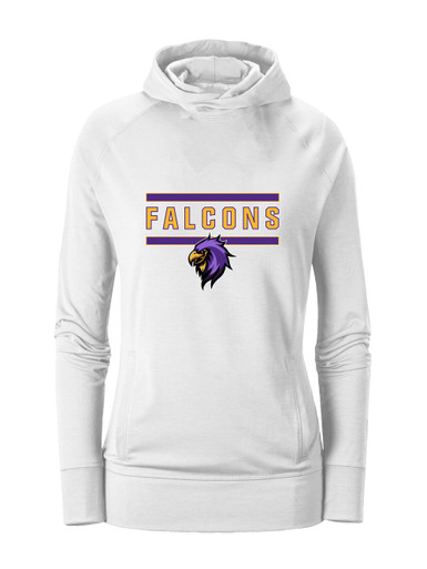 Monroe Falcons Sideview Mascot #5 Women's Hoodie