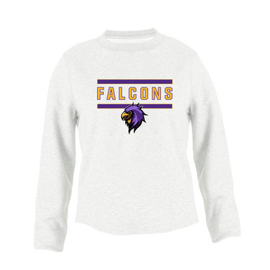 Monroe Falcons Sideview Mascot #5 Women's Sweatshirt
