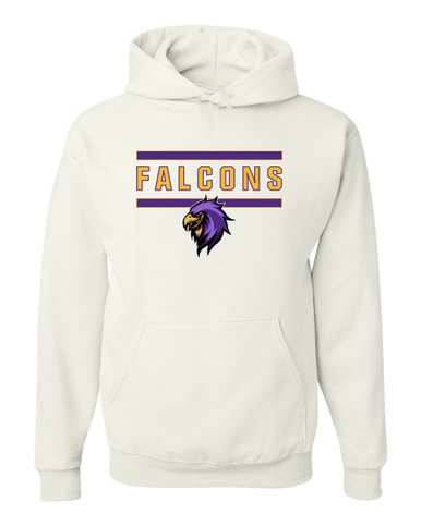 Monroe Falcons Sideview Mascot #5 Men's Premium Hoodie