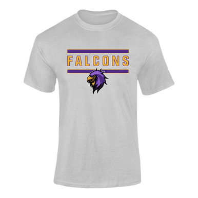 Monroe Falcons Sideview Mascot #5 Men's SS T-Shirt