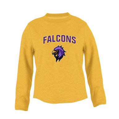 Monroe Falcons Sideview Mascot #6 Women's Sweatshirt