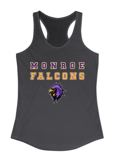 Monroe Falcons Sideview Spirit Women's Tank Top
