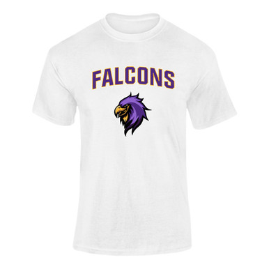 Monroe Falcons Sideview Mascot #6 Men's SS T-Shirt